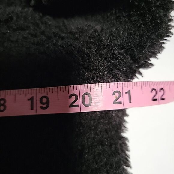 Lululemon Deep Pile Sherpa Half-Zip Pullover Hoodie Jacket Fleece Black Sz S - Picture 5 of 6